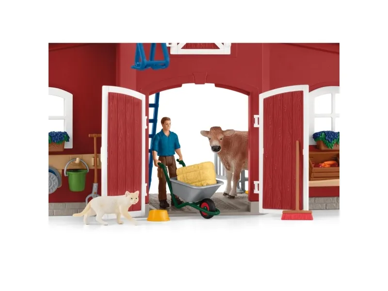 Schleich Red Barn with Animals and Accessories