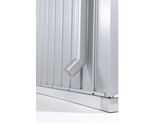 Biohort AvantGarde zilver-metallic regenpijpset