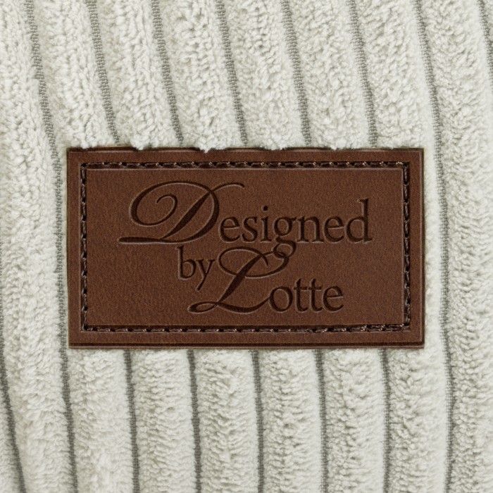 Coussin velours côtelé