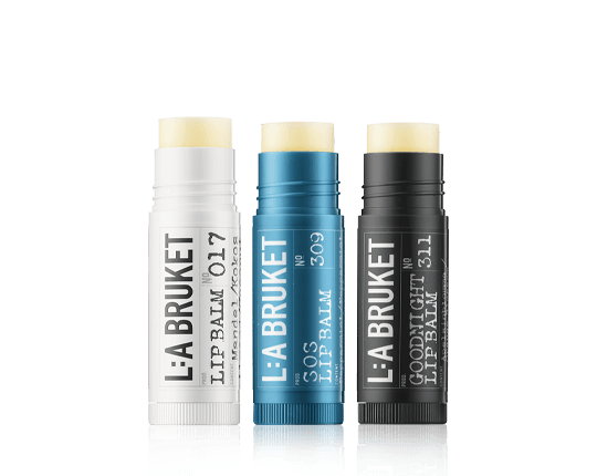 L:A BRUKET Lip Care Set mit Wellbeing Lip Balm Trio 14g-14g-14g