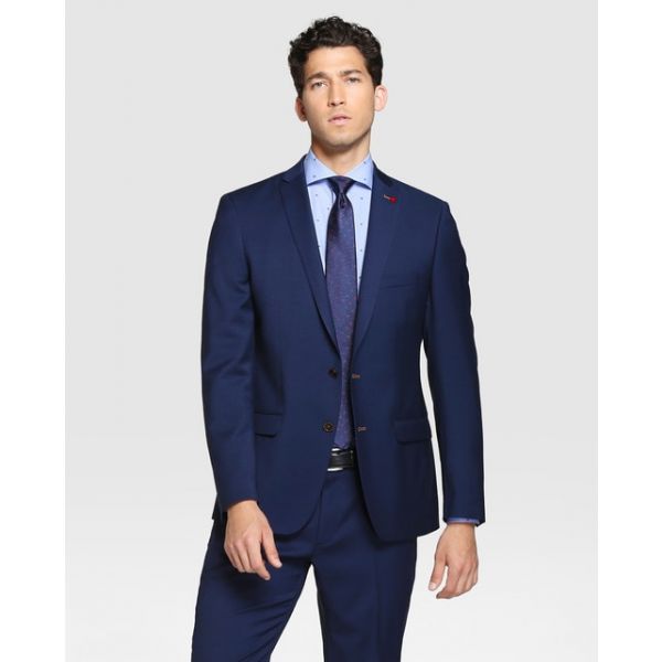 Roy Robson Blazer Slim Liso Azul 54 - A17606586