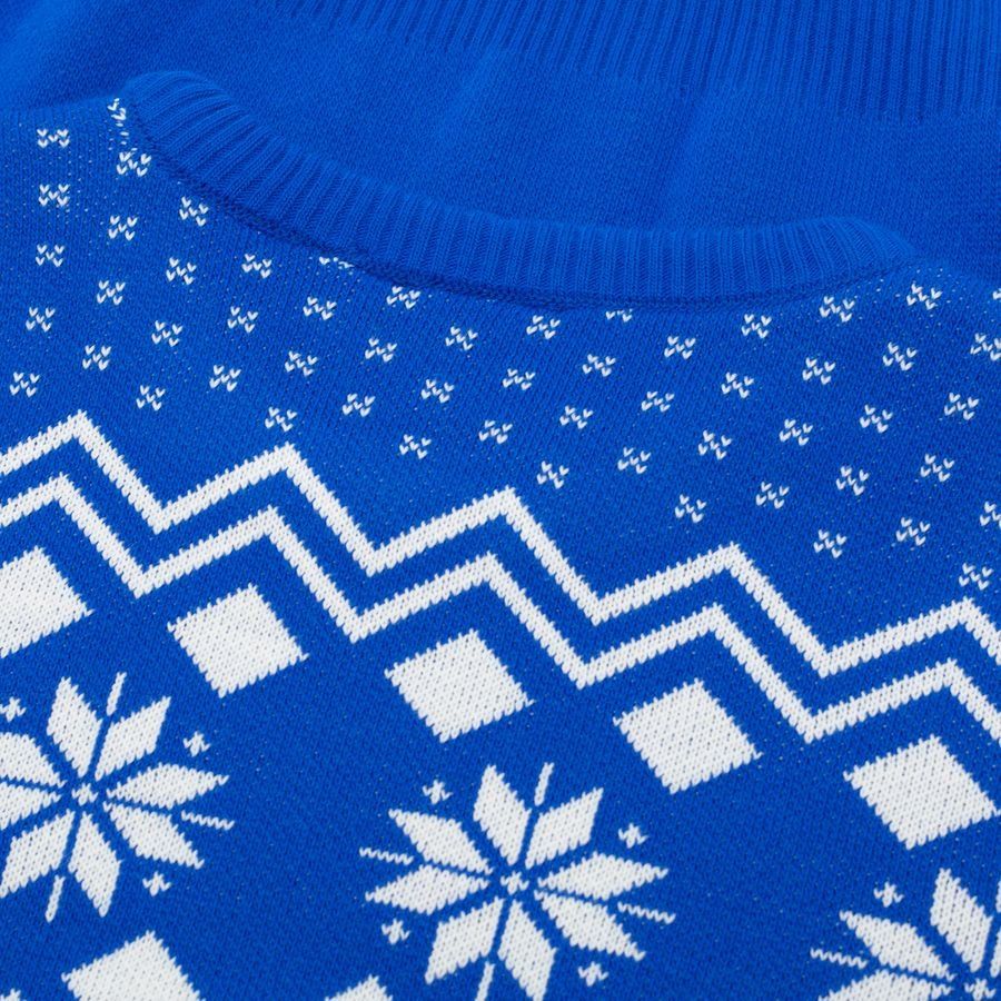 Odense Boldklub Pull de Noël - Bleu/Blanc Enfant