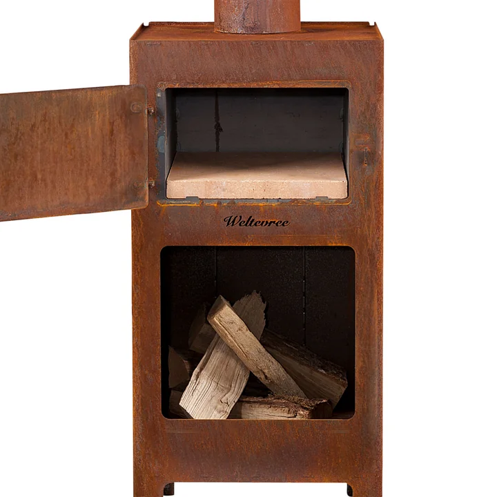Weltevree - Outdoor Stahlofen, rostbraun