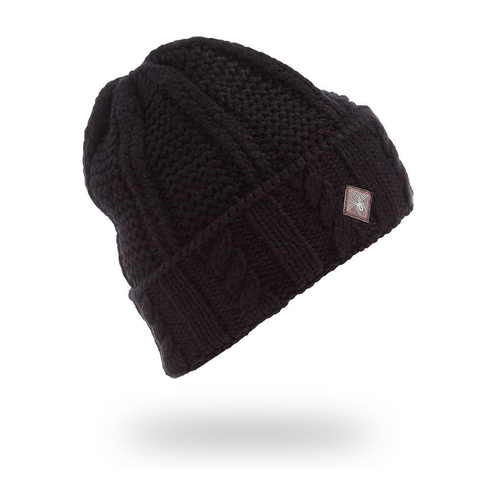 Spyder CABLE KNIT - Bonnet Femme black