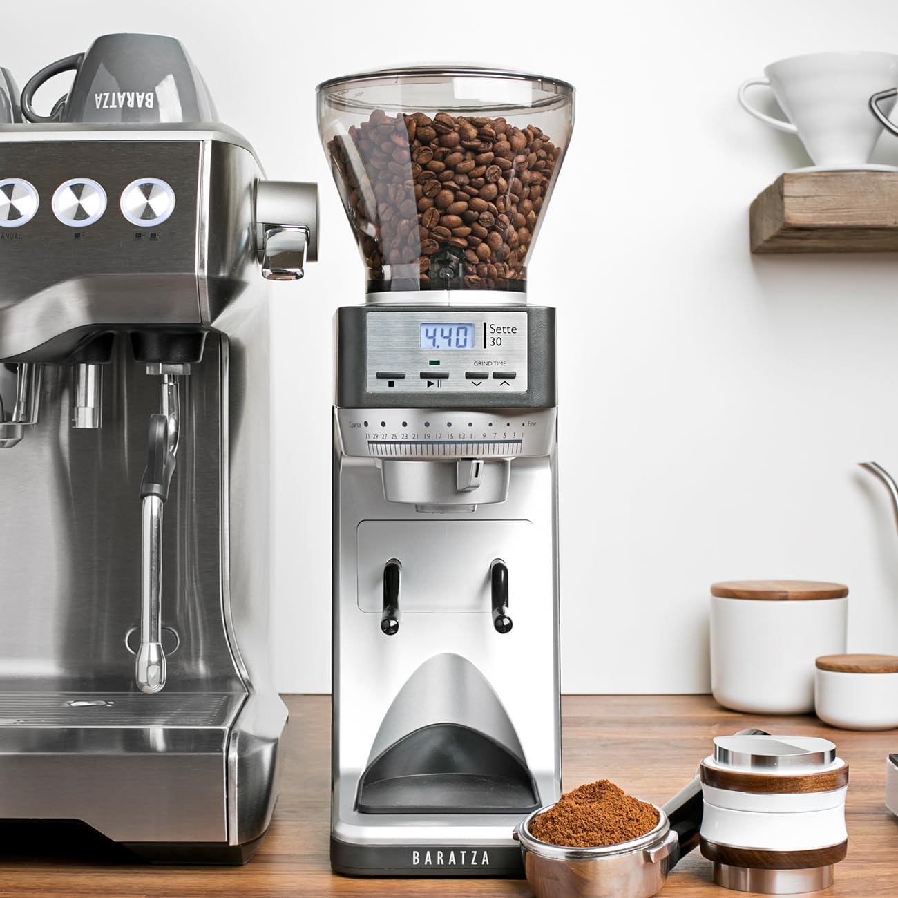 Baratza Sette 30 | Elektrische Kaffeemühle, Kunststoff, 13 x 23, 9 x 38, 1 cm, Schwarz