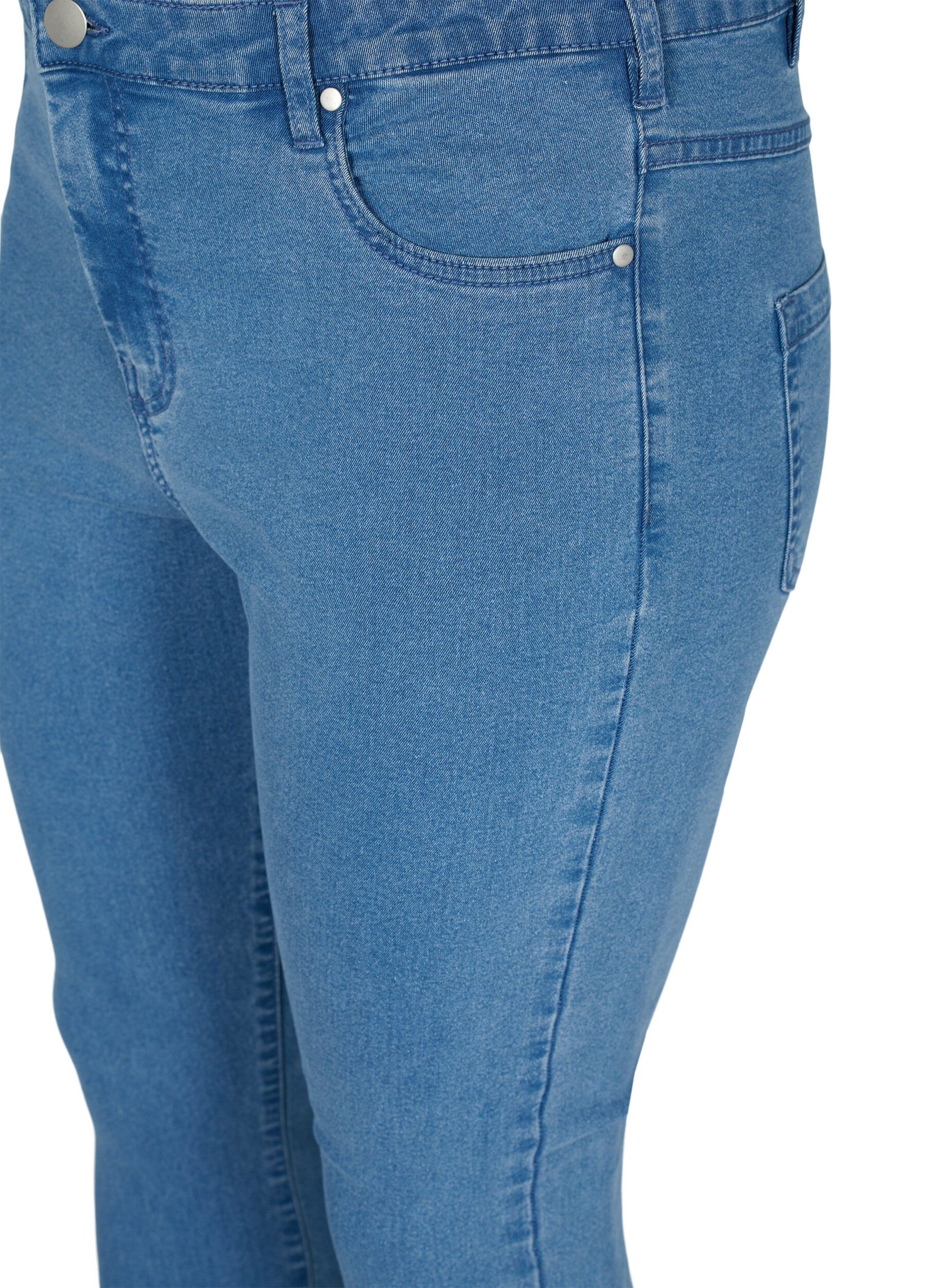 Højtaljede super slim Amy jeans