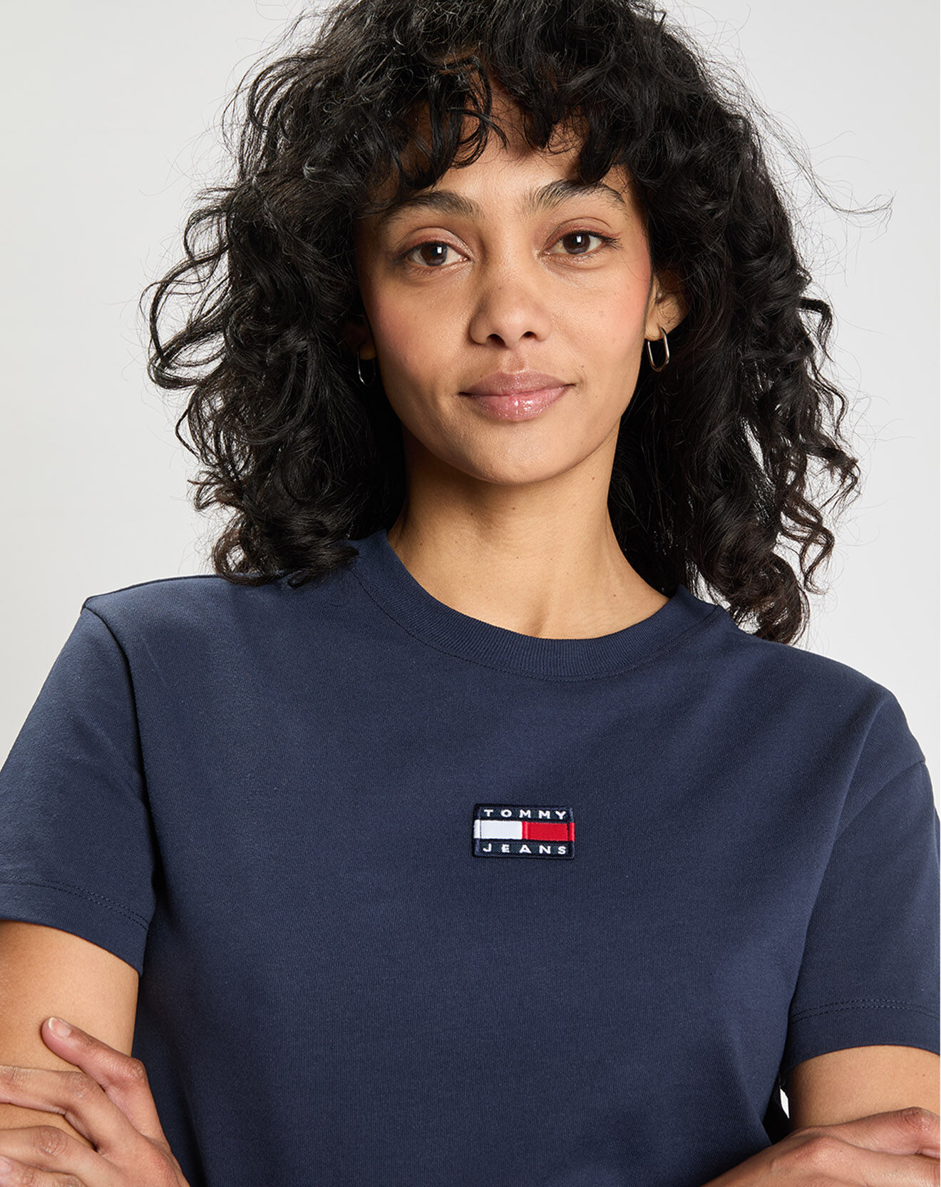 Tommy Jeans T-Shirt Badge bleu marine