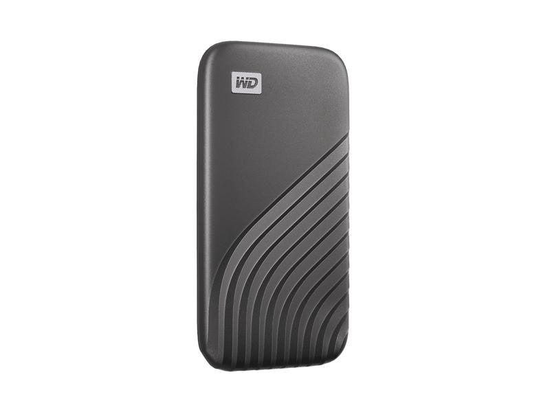 Western Digital Externe SSD My Passport 2000 GB, Grau Externe SSD mit einer Lesegeschwindigkeit von 1050 MB/s