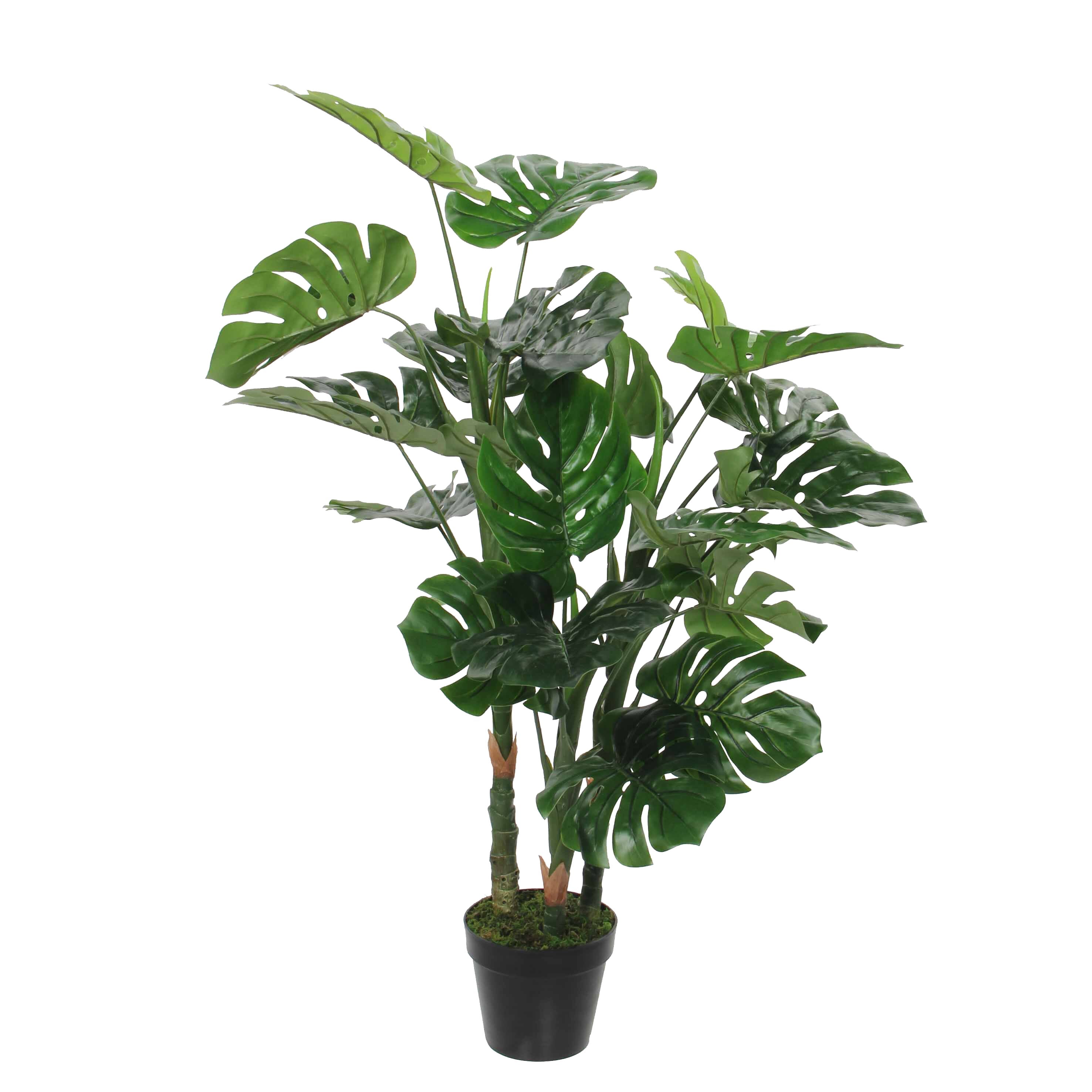 Mica Decorations Monstera in pot groen - h100xd75cm