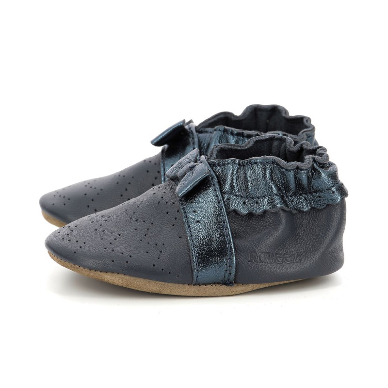 Robeez Robeez Chaussons Happy Mood Marine