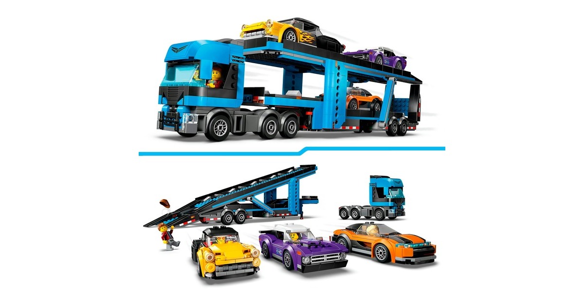 LEGOCity - Transportvoertuig met sportauto's Constructiespeelgoed  (60408)