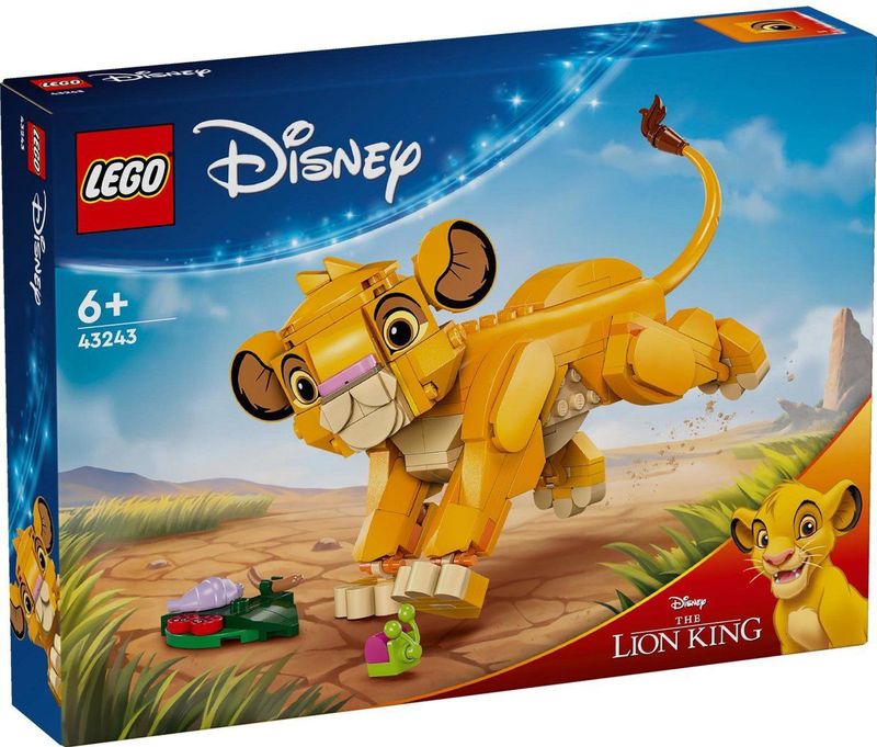 LEGO - Disney Simba - Bouwbaar Speelgoed - Kinderkamer Decoratie - Voor Kinderen Vanaf 6 Jaar