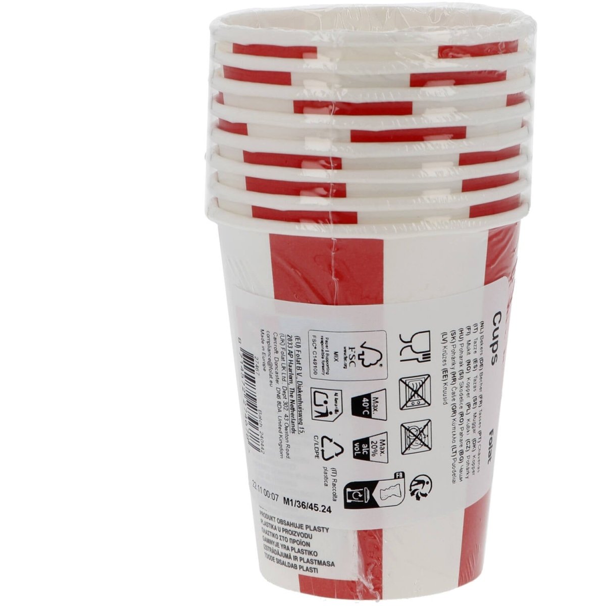 Piraat Bekers 250ml 8st