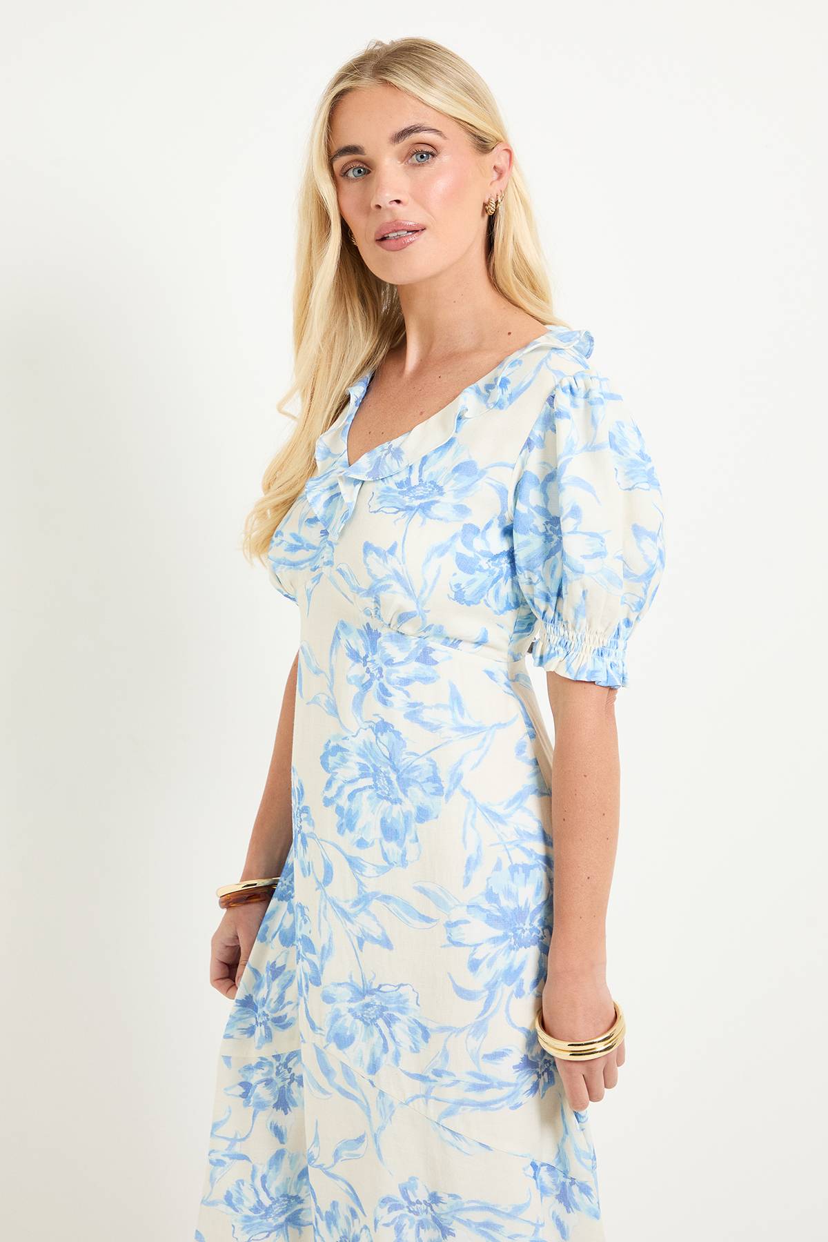 Wallis Robe De Thé Florale D'été Petite
