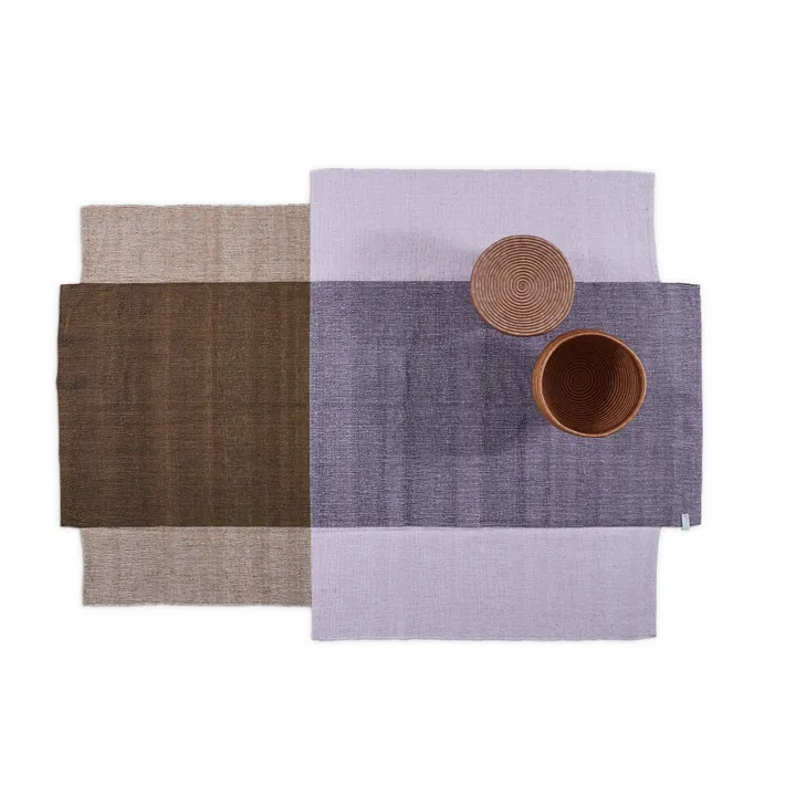 Ames Tapis Nobsa en laine | Rose