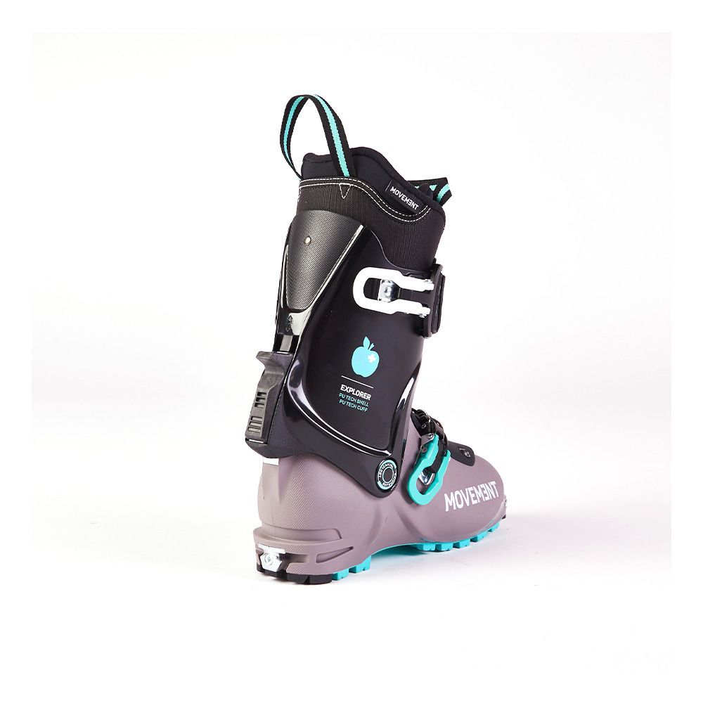 Movement EXPLORER WOMEN - Chaussures ski randonné Femme taupe/black/turquoise - ultralon