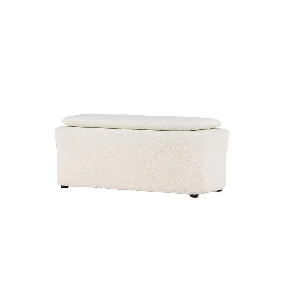 Hioshop Laurel poef wit