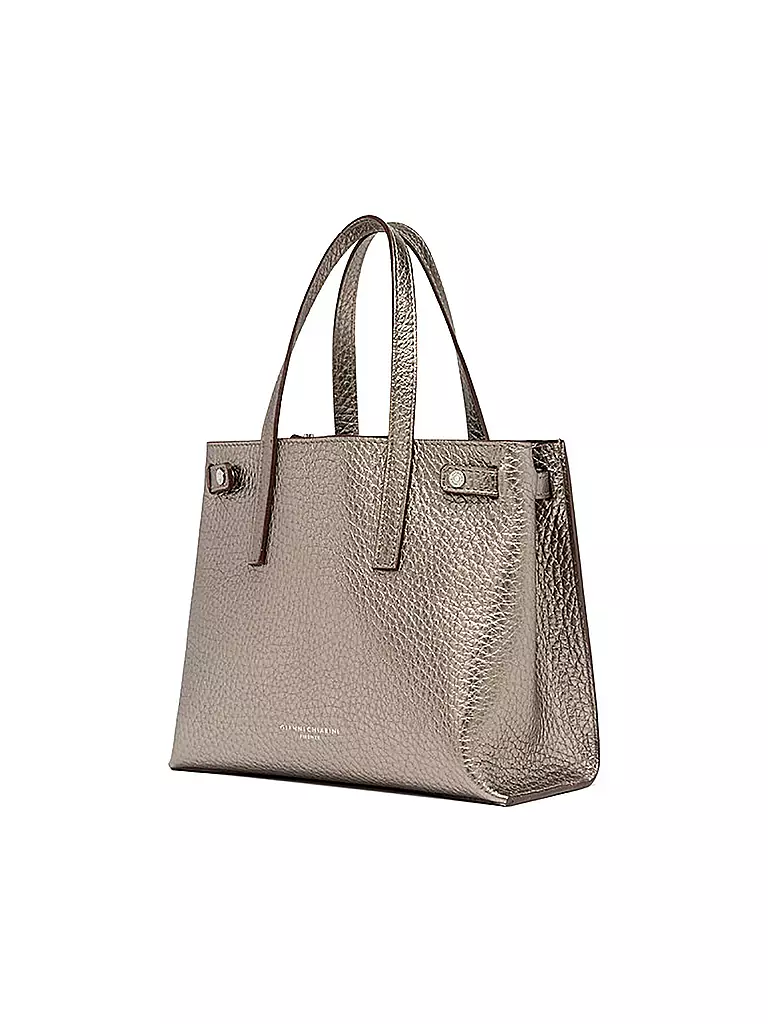 GIANNI CHIARINI Ledertasche - Shopper ALTEA silber
