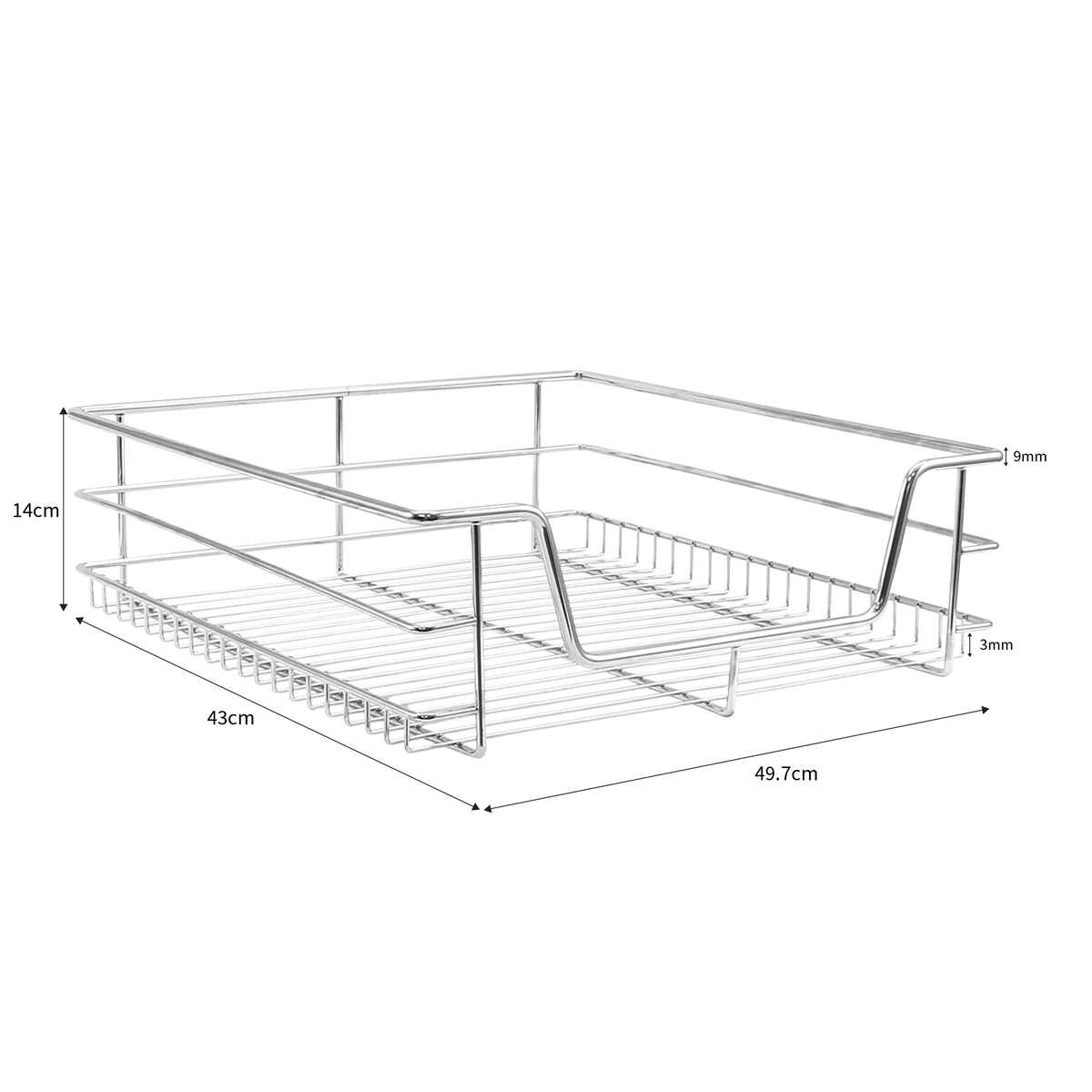 5 Paniers Coulissants KuKoo Pour Placard de Cuisine de 60cm Kukoo