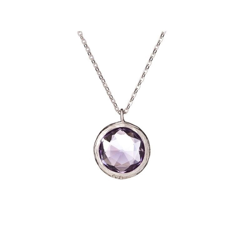 COLLIER ARGENT AMETHYSTE