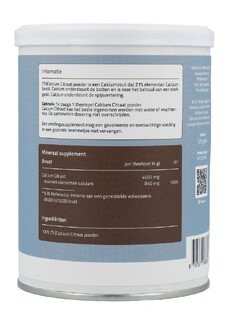 Mattisson HealthStyle Calcium Citraat Poeder 125GR