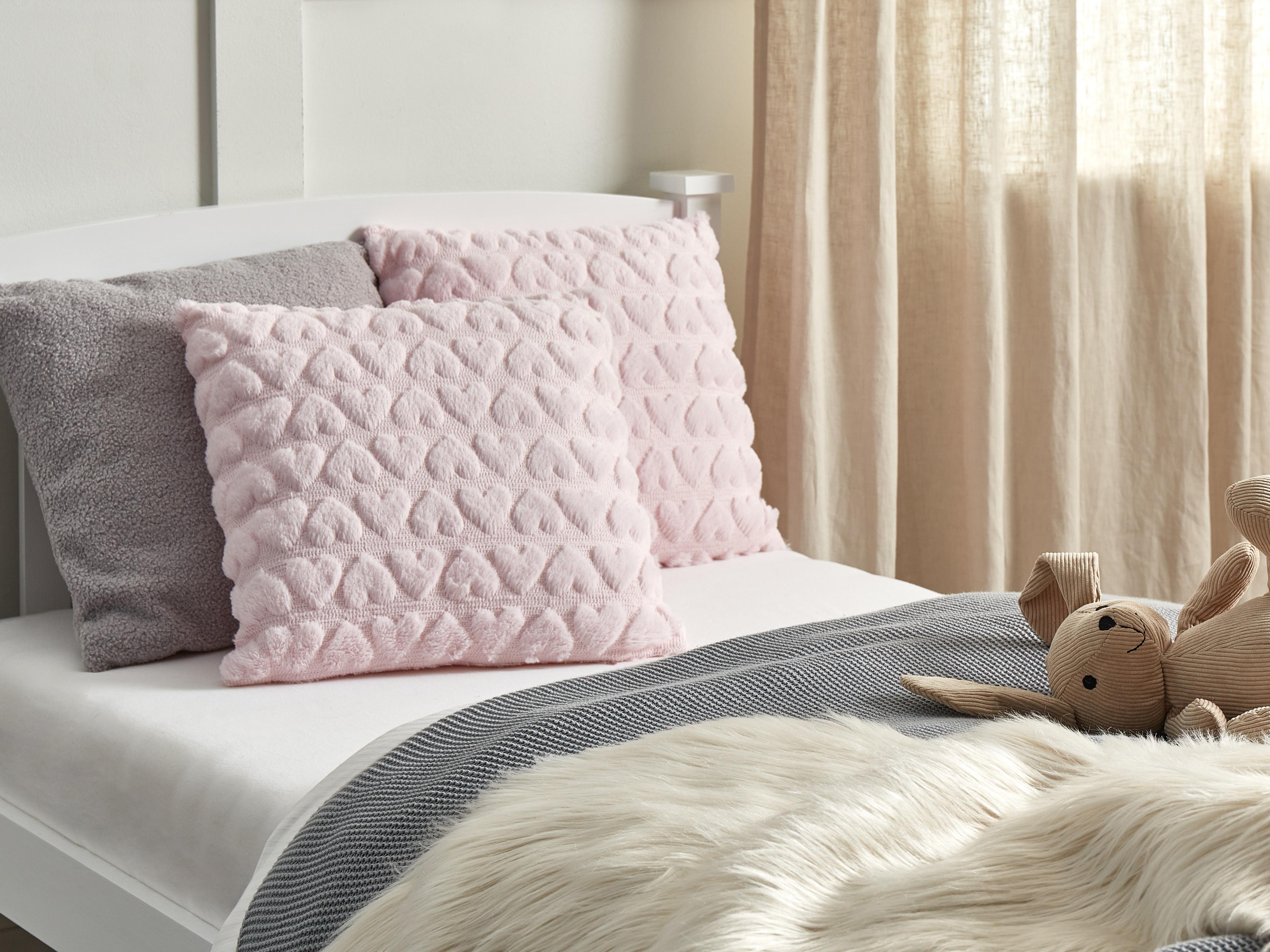 Set van 2 sierkussens ASTRANTIA 45 x 45 cm Roze