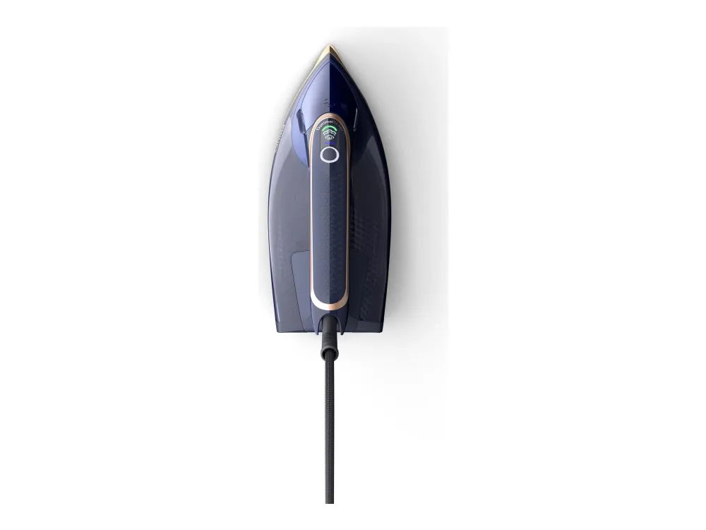 Philips Azur 8000 Series DST8050 - Dampstrygejern med automatisk afbrydelse - såleplade: SteamGlide Elite - 3000 W - mørkeblå