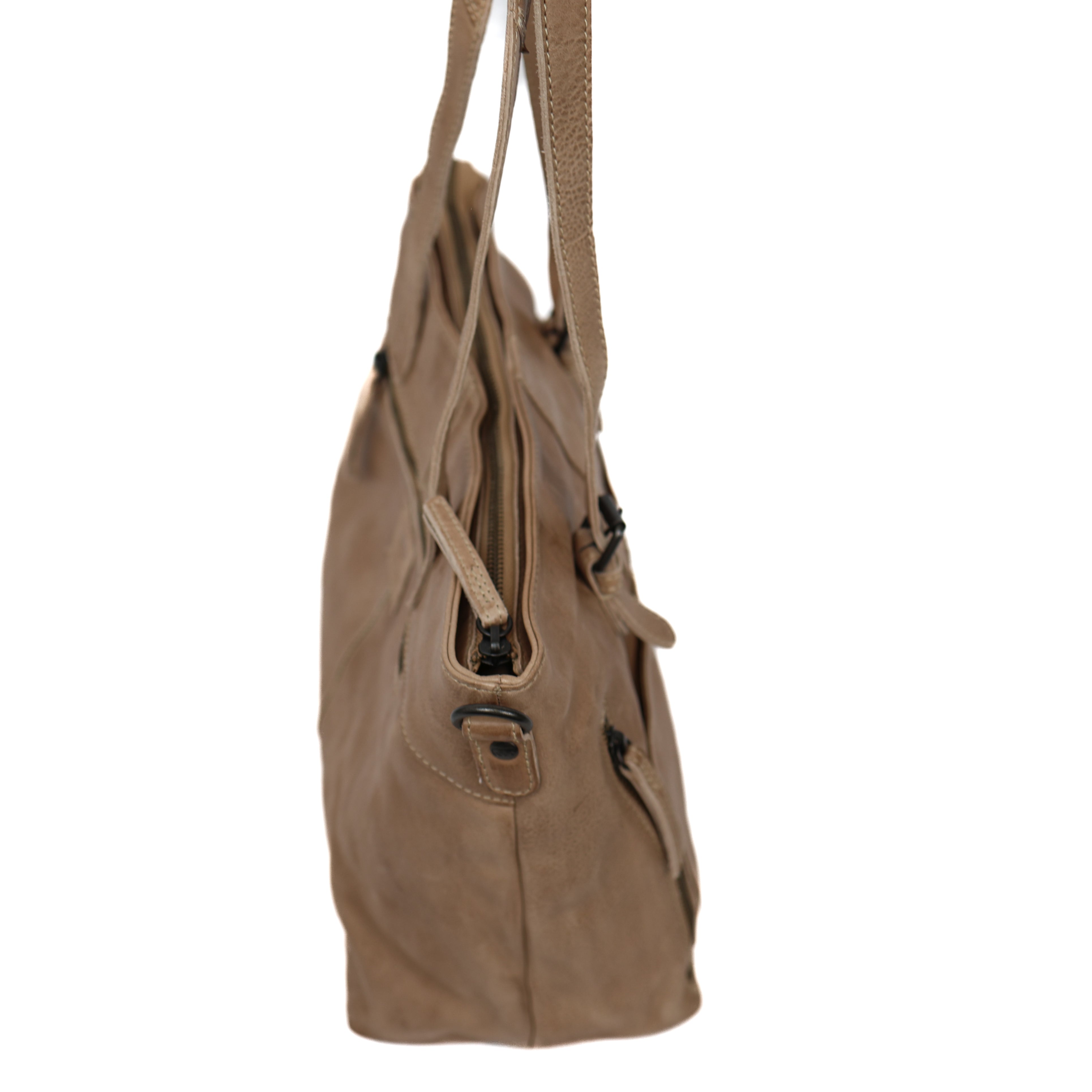 Hand-/schoudertas 'Fleur' beige Beige