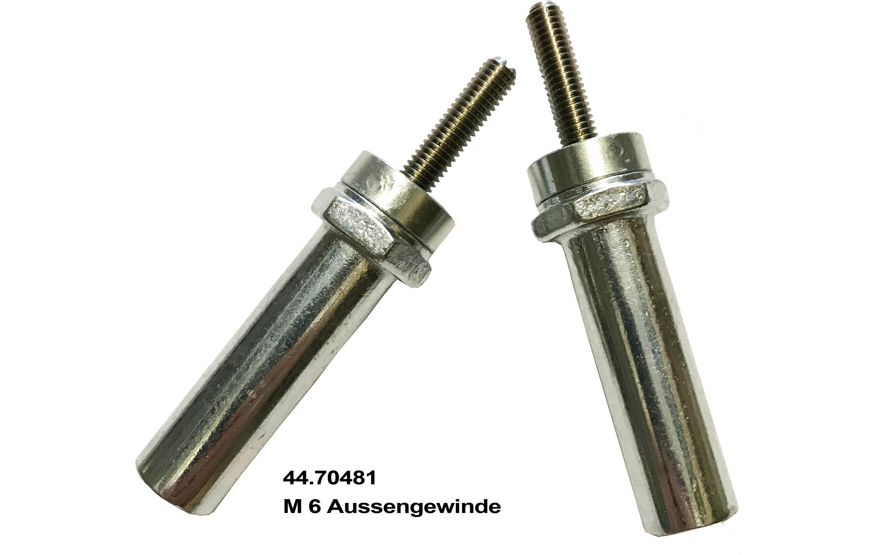 Achsverlängerungs-Muttern M6Achsverlängerung