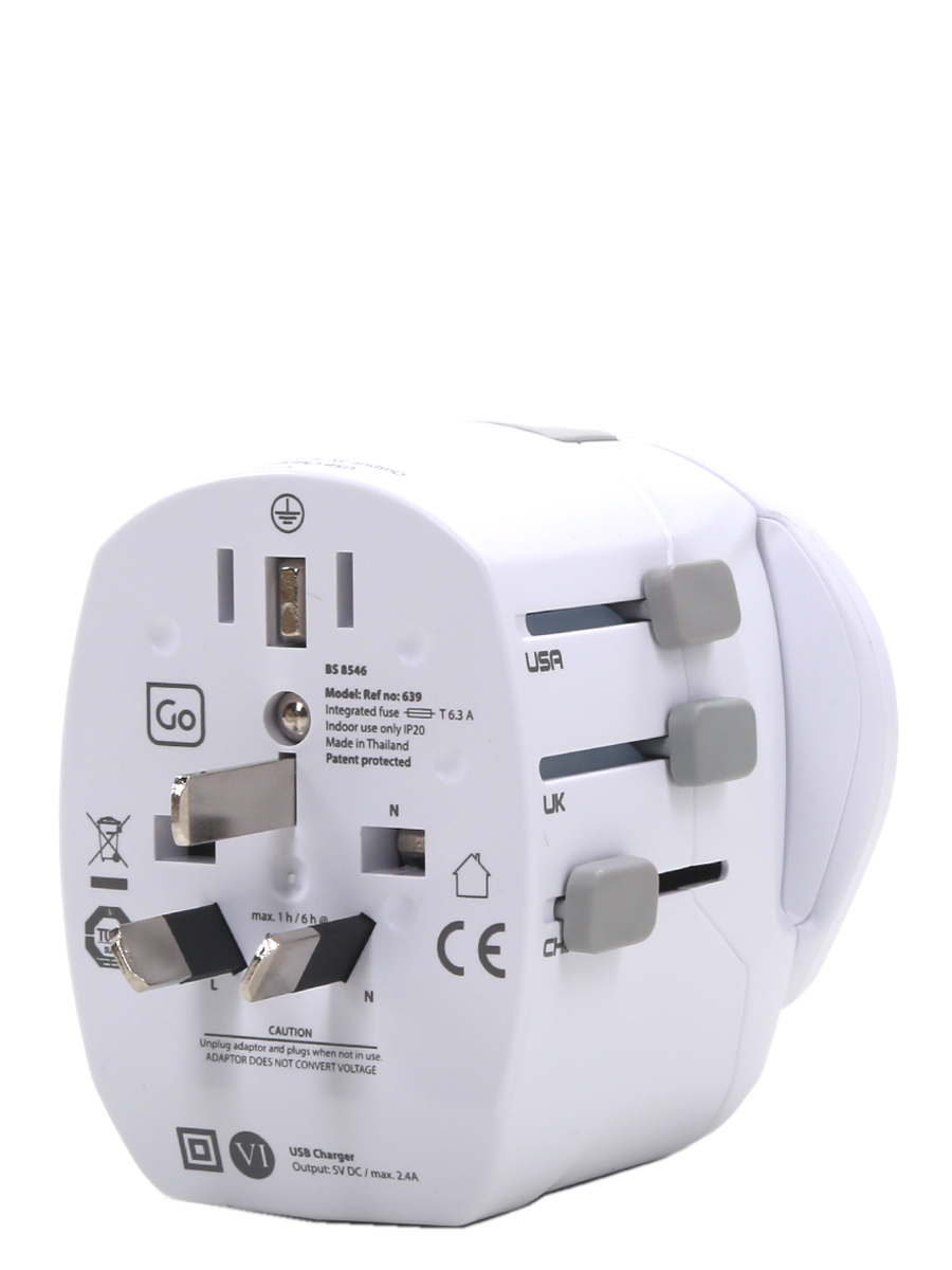 Adaptateur USB Go Travel Electrique Universel