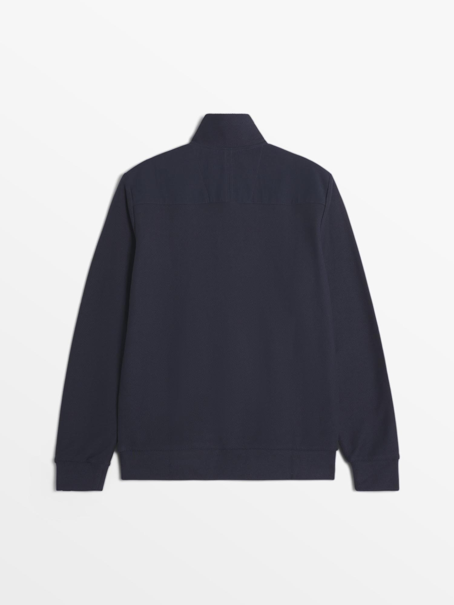 Pull Homme Col Camionneur Marine
