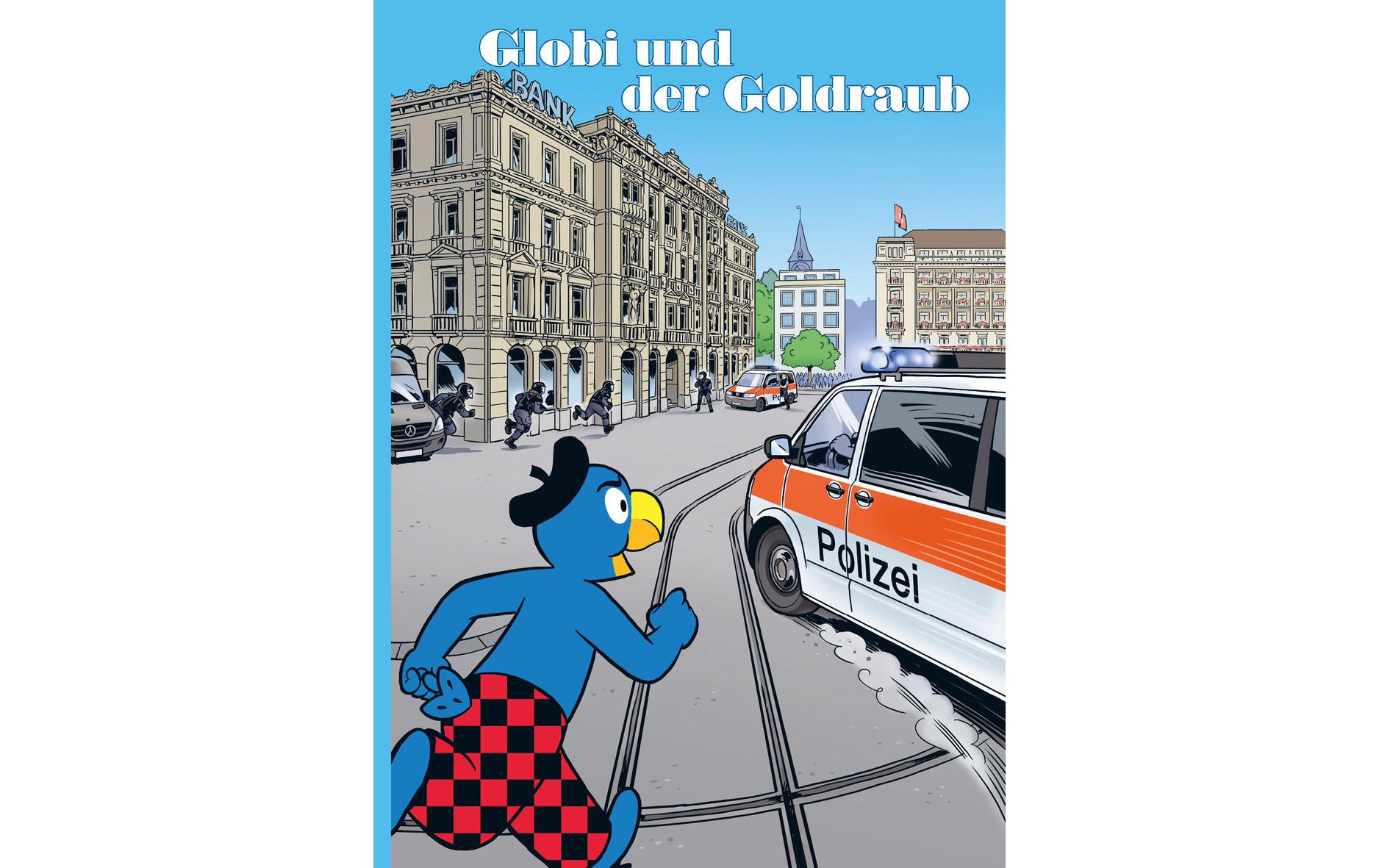 Bilderbuch Globi und der GoldraubKinderbuch