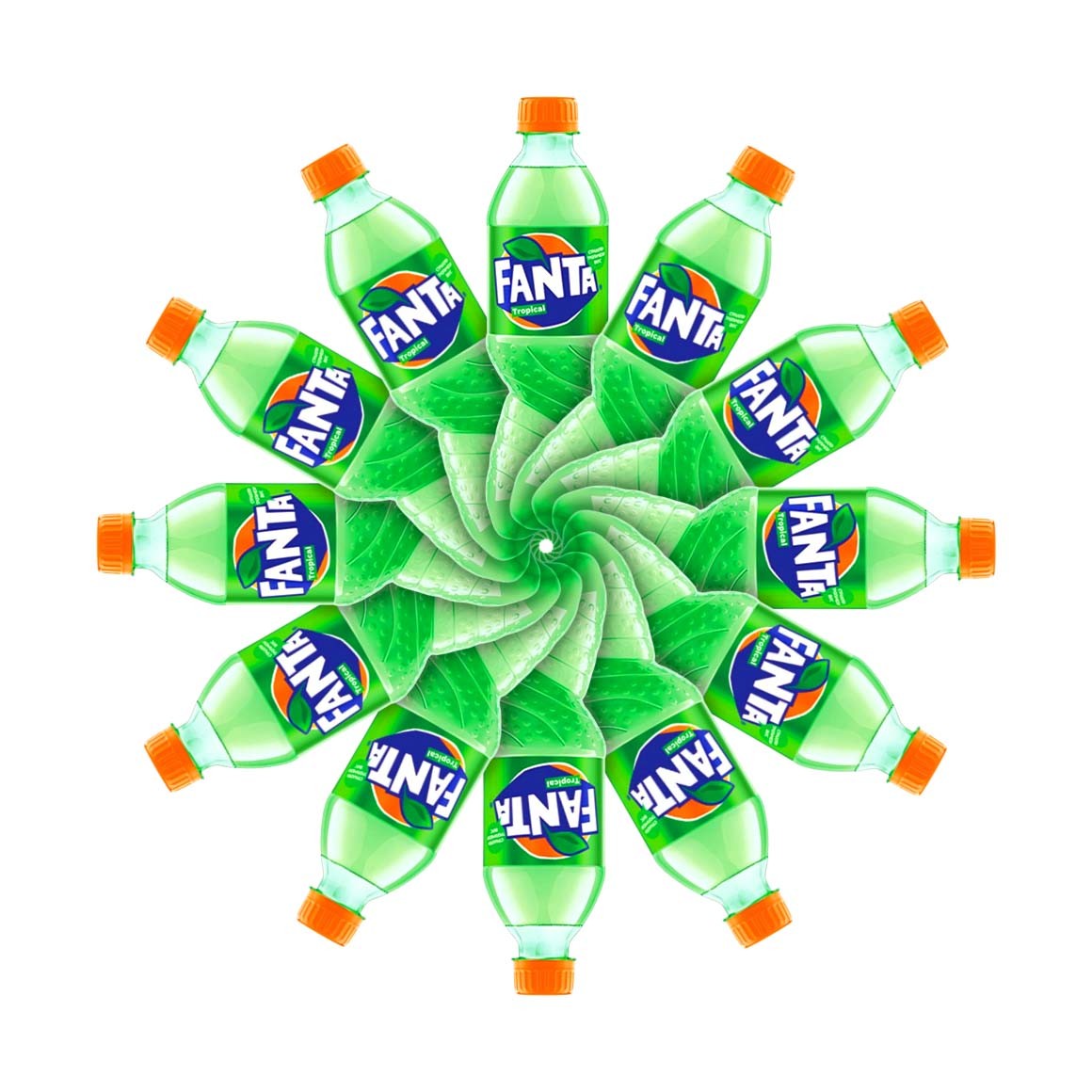Fanta Bottle Tropical