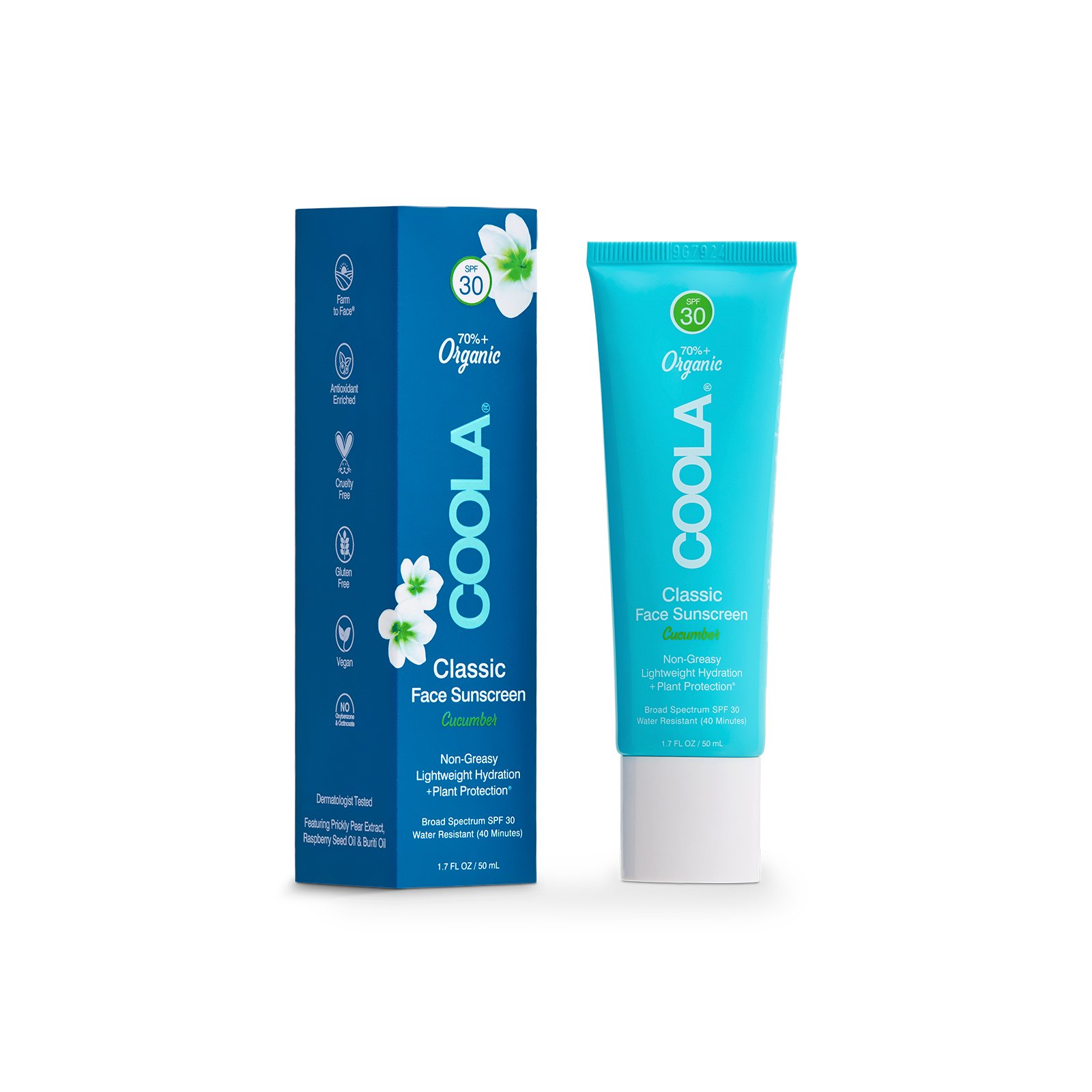 COOLA Classic Face Lotion Cucumber SPF30 50ml