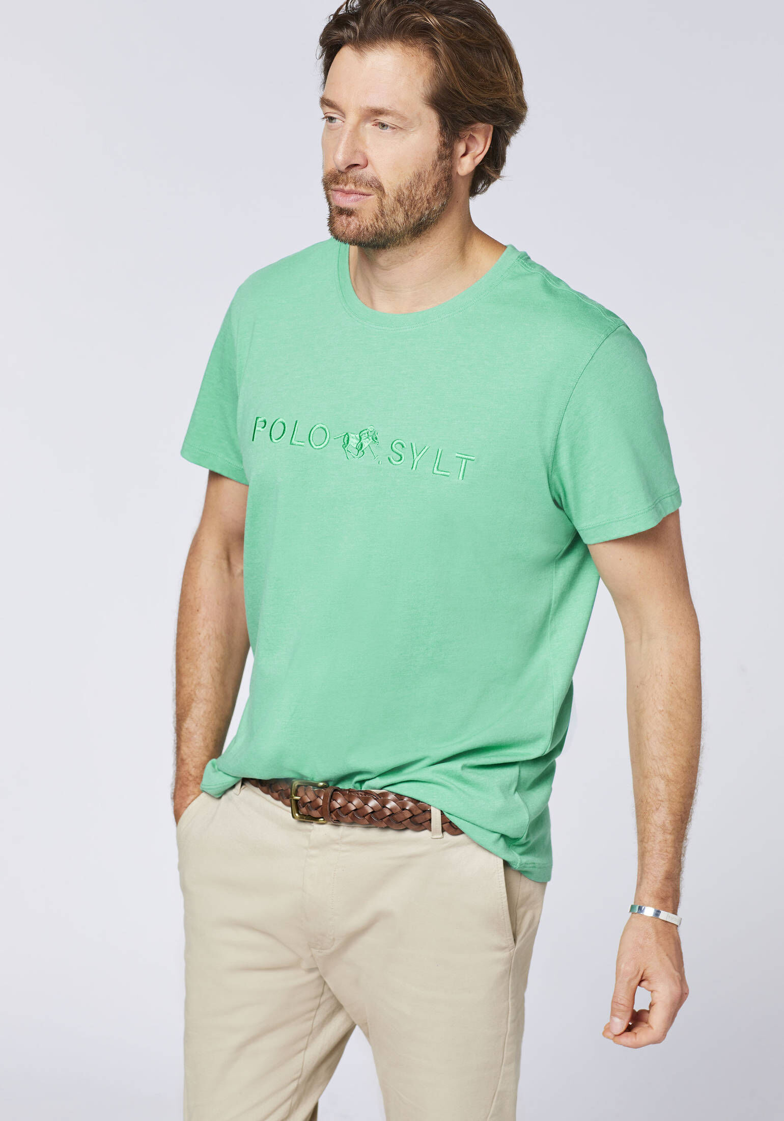 Polo Sylt| Herren T-Shirt mit Logo-Schriftzug