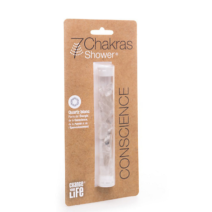 Recharge Quartz blanc pour douchette Tubo conscience 7ChakrasShower Change your life