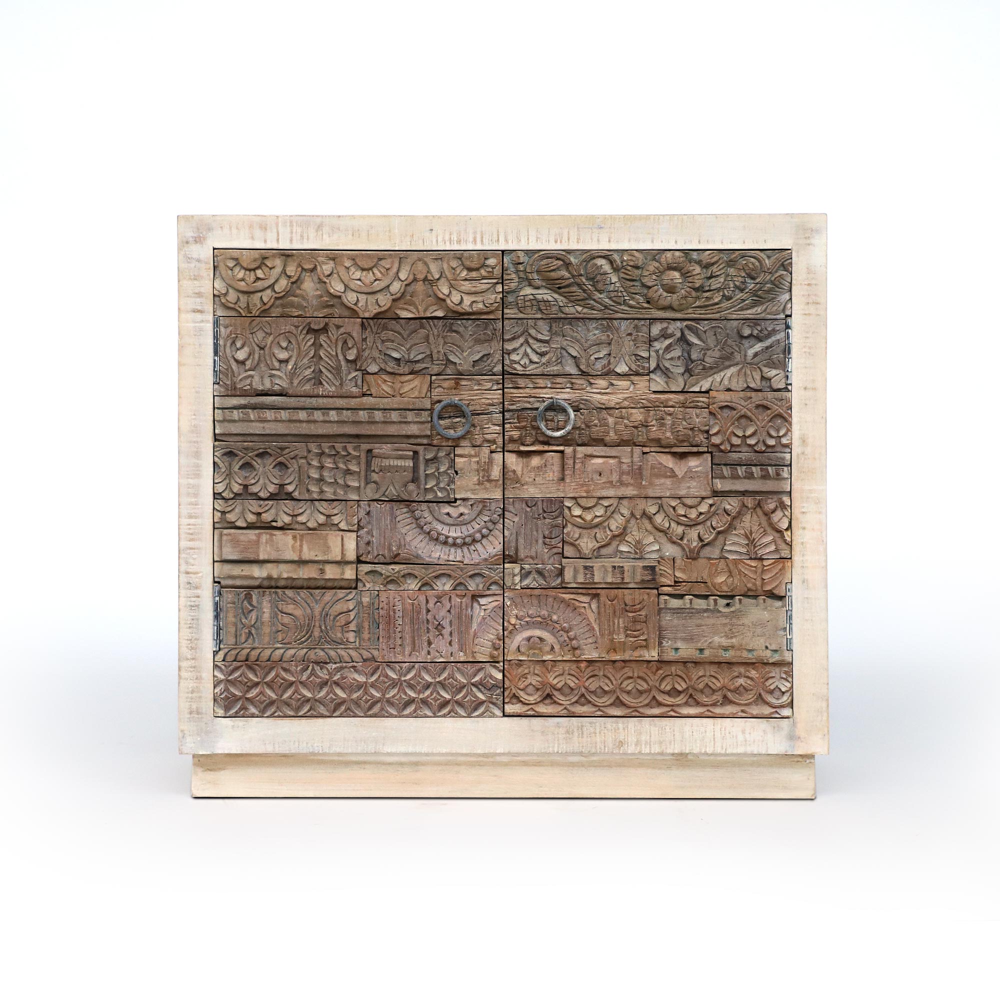 Sideboard 'Dandipur' 2-türig, Mangoholz, B 100 cm, H 90 cm, T 40 cm von fischer's lagerhaus
