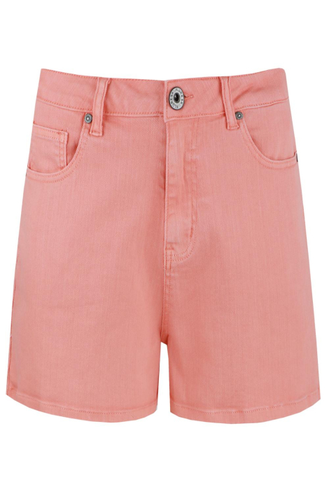 Fluresk oranje dames korte broek