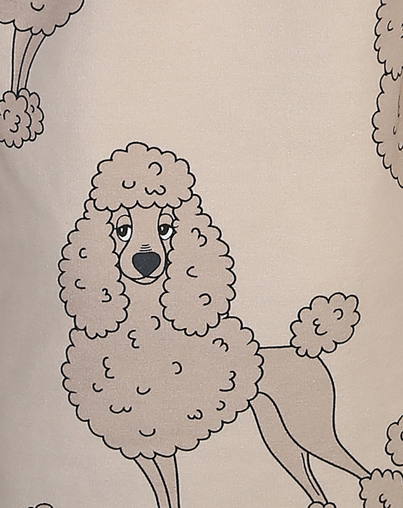 Kapuzen-Sweatjacke POODLE in ecru