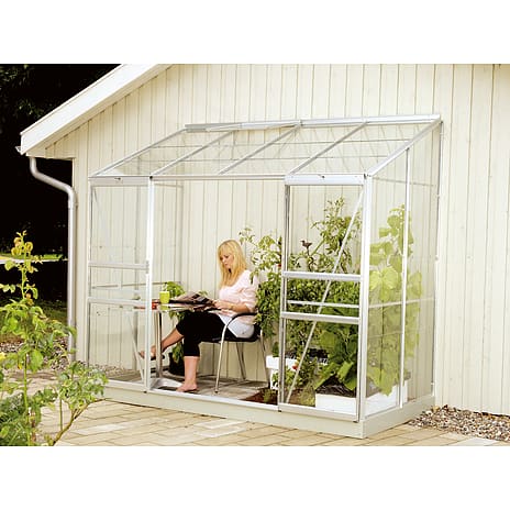 Ida 3300 vægdrivhus - aluminium
