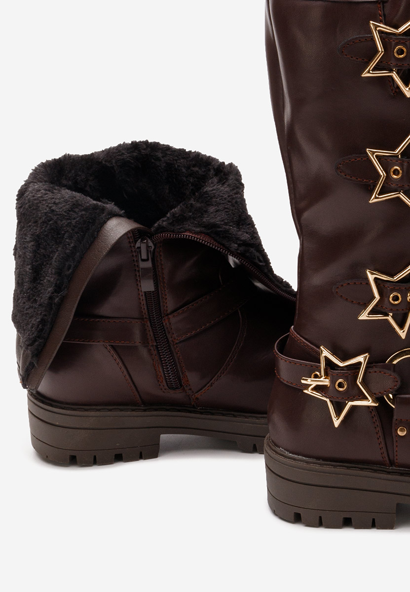 Bottes pour filles brunes Aselada