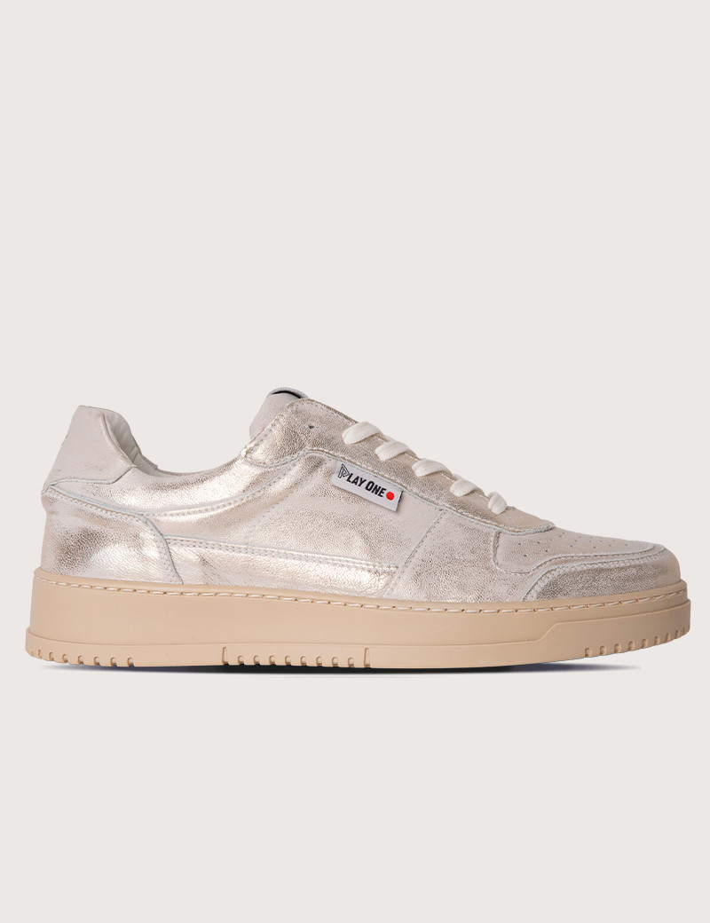 PLAY ONE BASKETS BASSES DUBAÏ UNISEX BLANCHES DÉLAVÉES