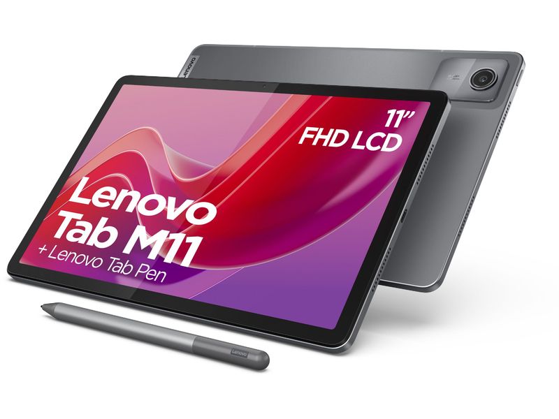 Lenovo Tablet Tab M11 LTE 128 GB Grau Vielseitiges Android-Tablet