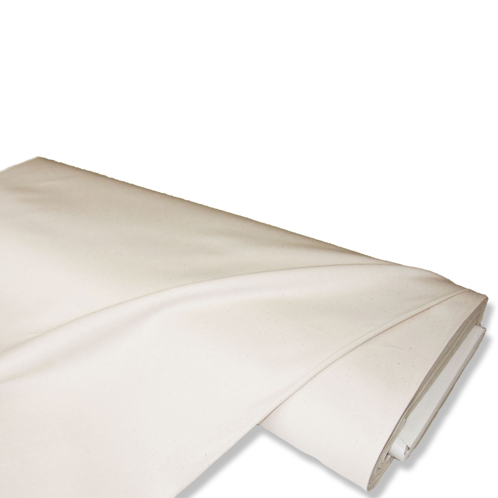 Stoff - natur - uni - 160 cm breit