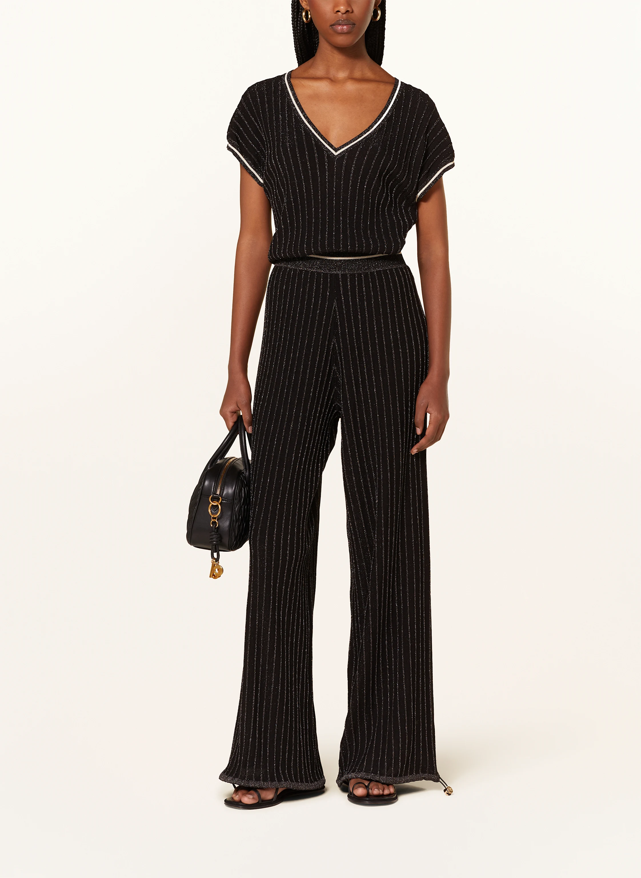 LIU JO Jumpsuit mit Glitzergarn