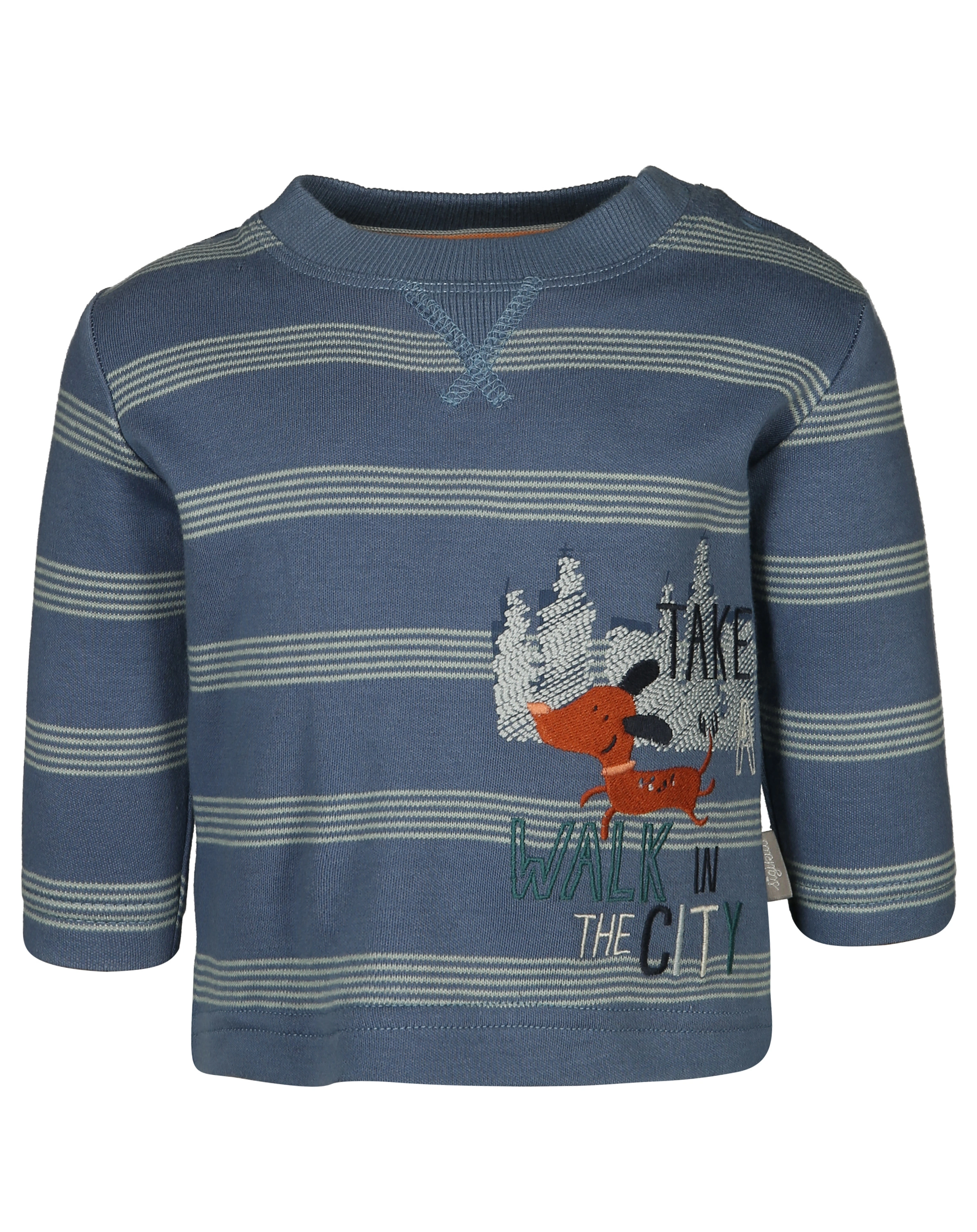 Langarmshirt TAKE A WALK in blau