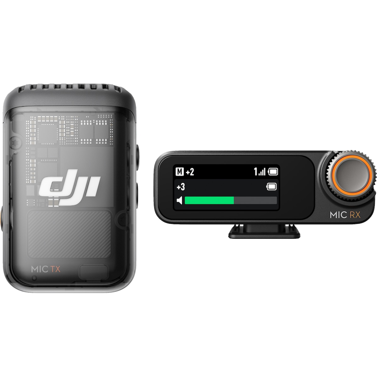 DJI Mic 2 trådløst videomikrofonsett (sort)