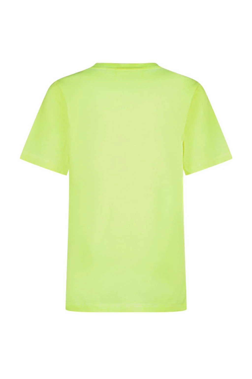 Vingino T-shirt Hois met printopdruk neongeel