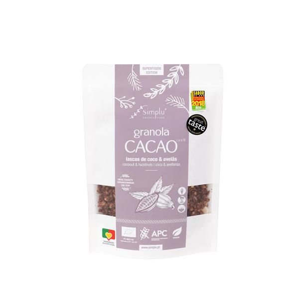 Granola Cacau - Lascas Coco E Avelãs Bio
