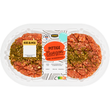 Jumbo Pittige Burger 2 Stuks